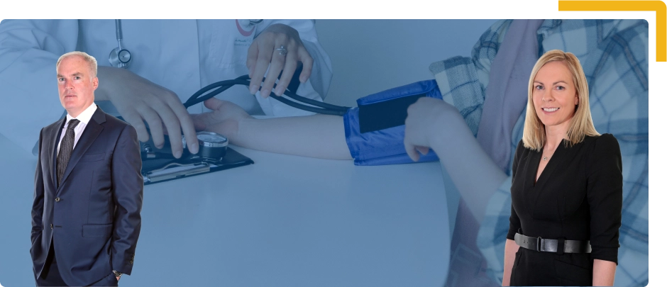 Doctor Measuring Pressure and Pulse to Patient